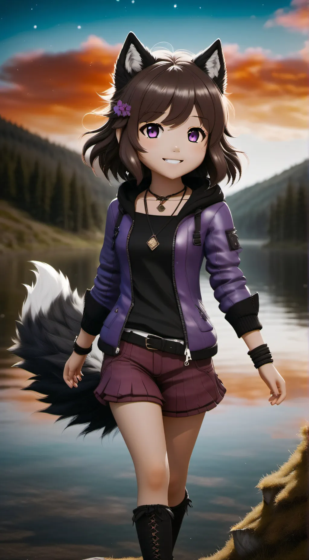 ai character: Amelia background