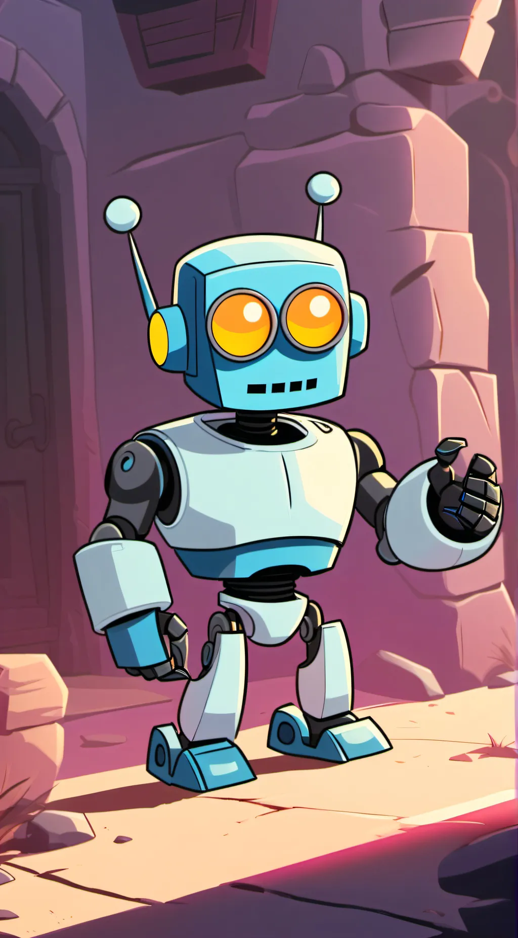 ai character: Robots rp background