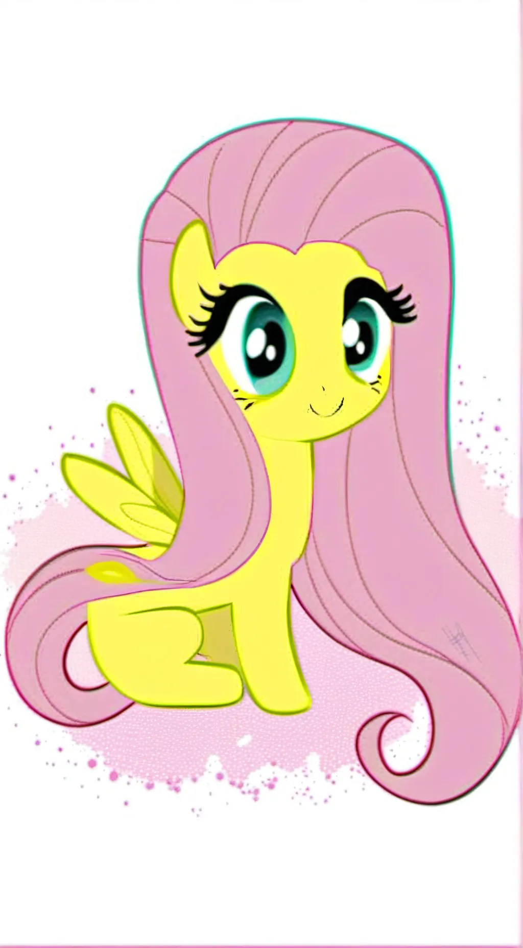 ai character: Fluttershy background