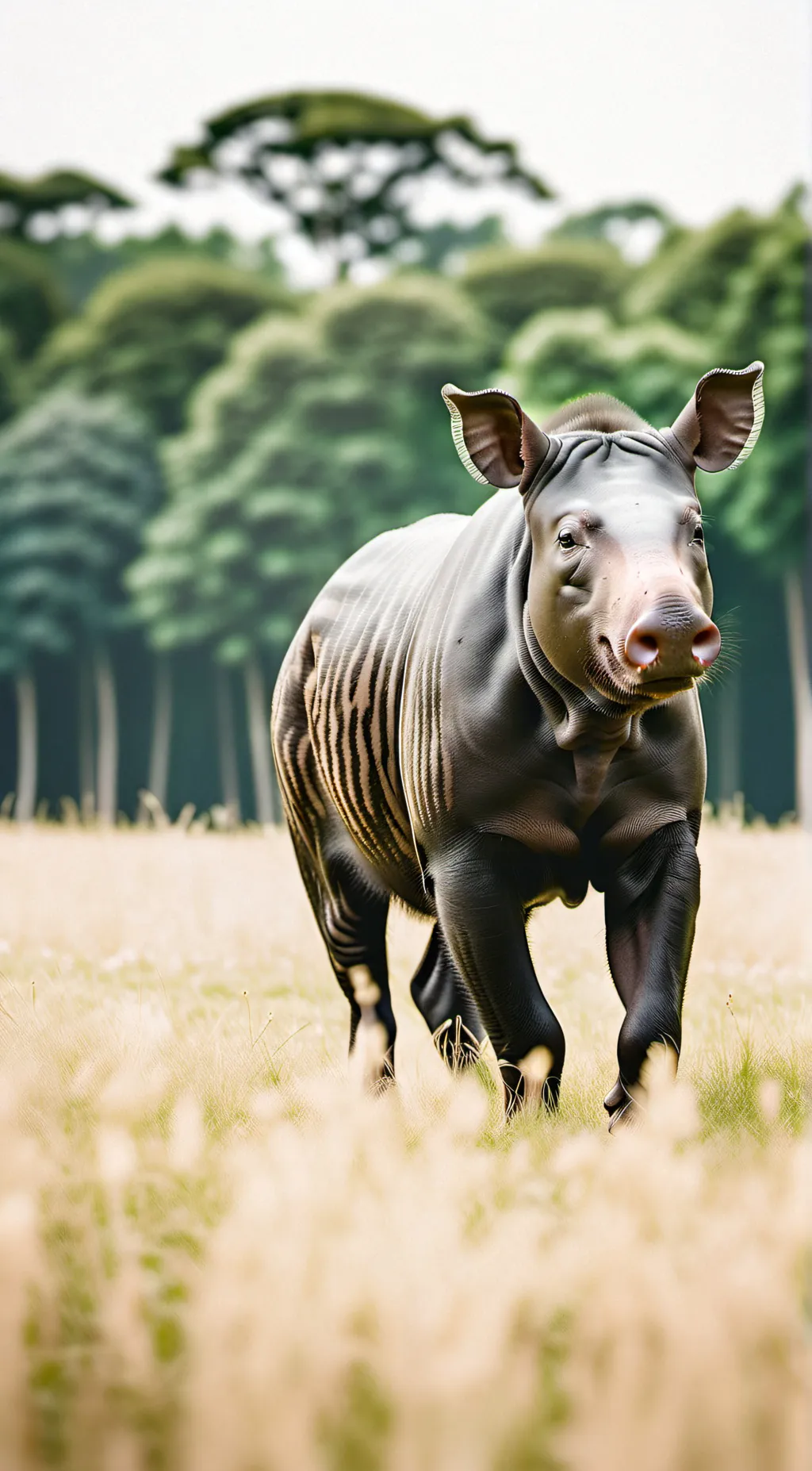 ai character: California tapir background