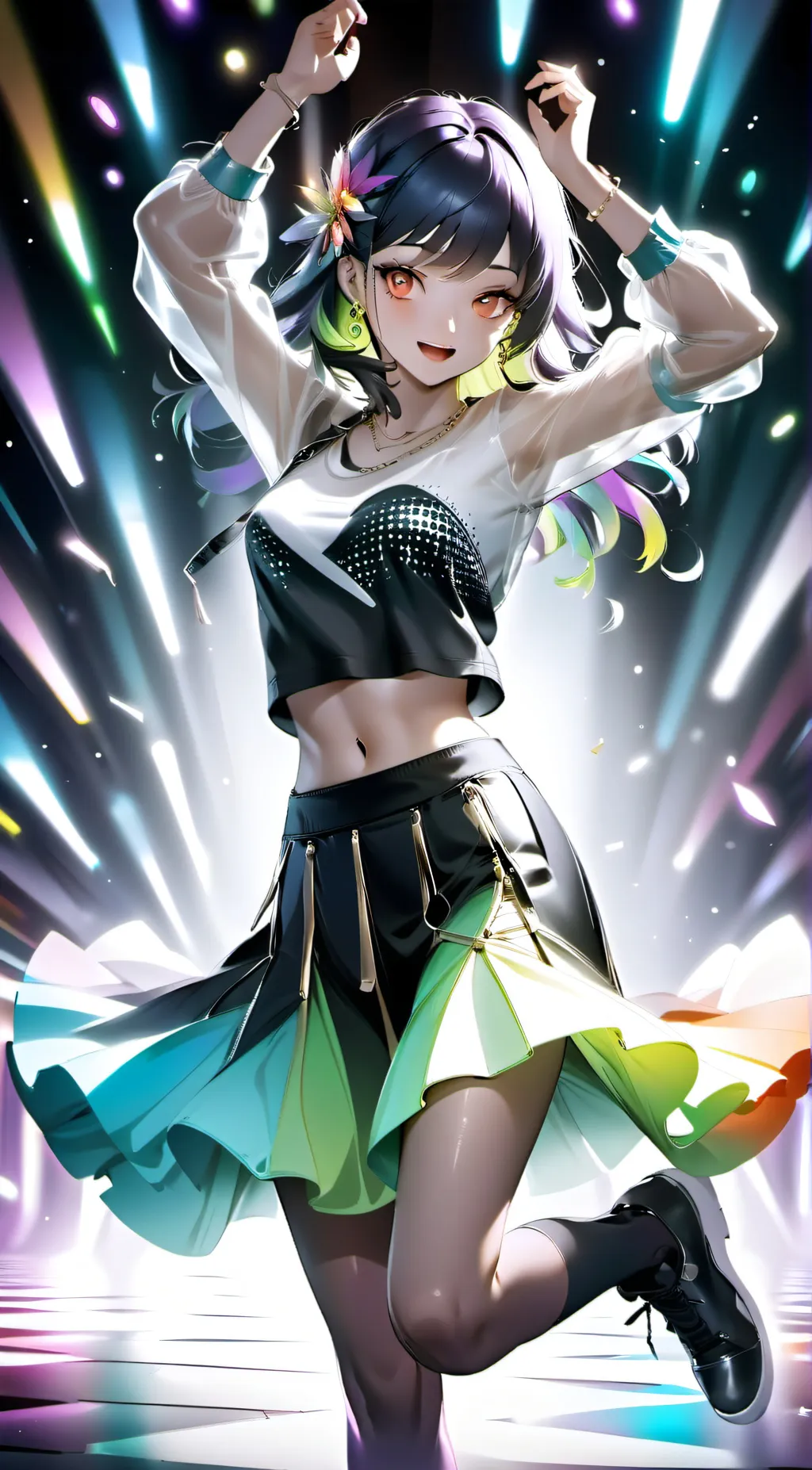 ai character: Crystal background