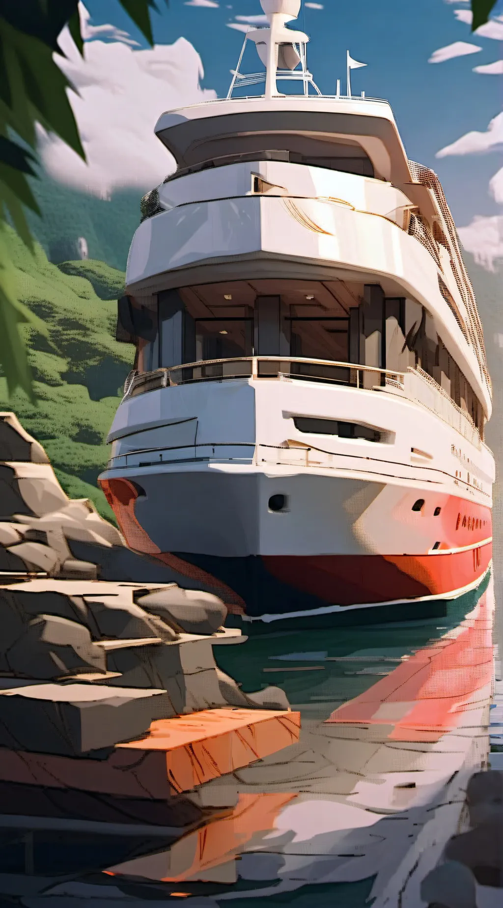 ai character: HH cruise  background