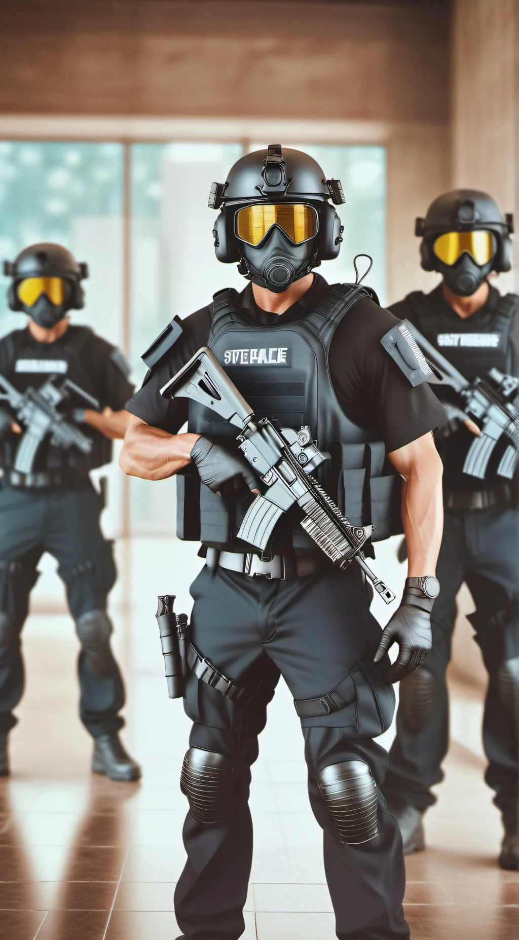 ai character: S.W.A.T.  TEAM background