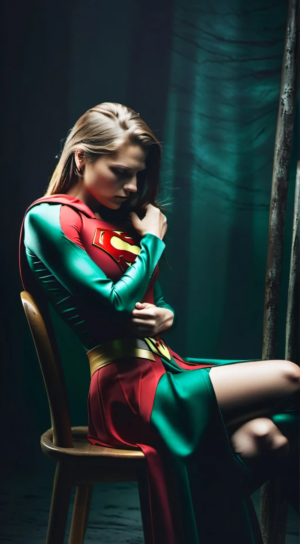 ai character: Supergirl background