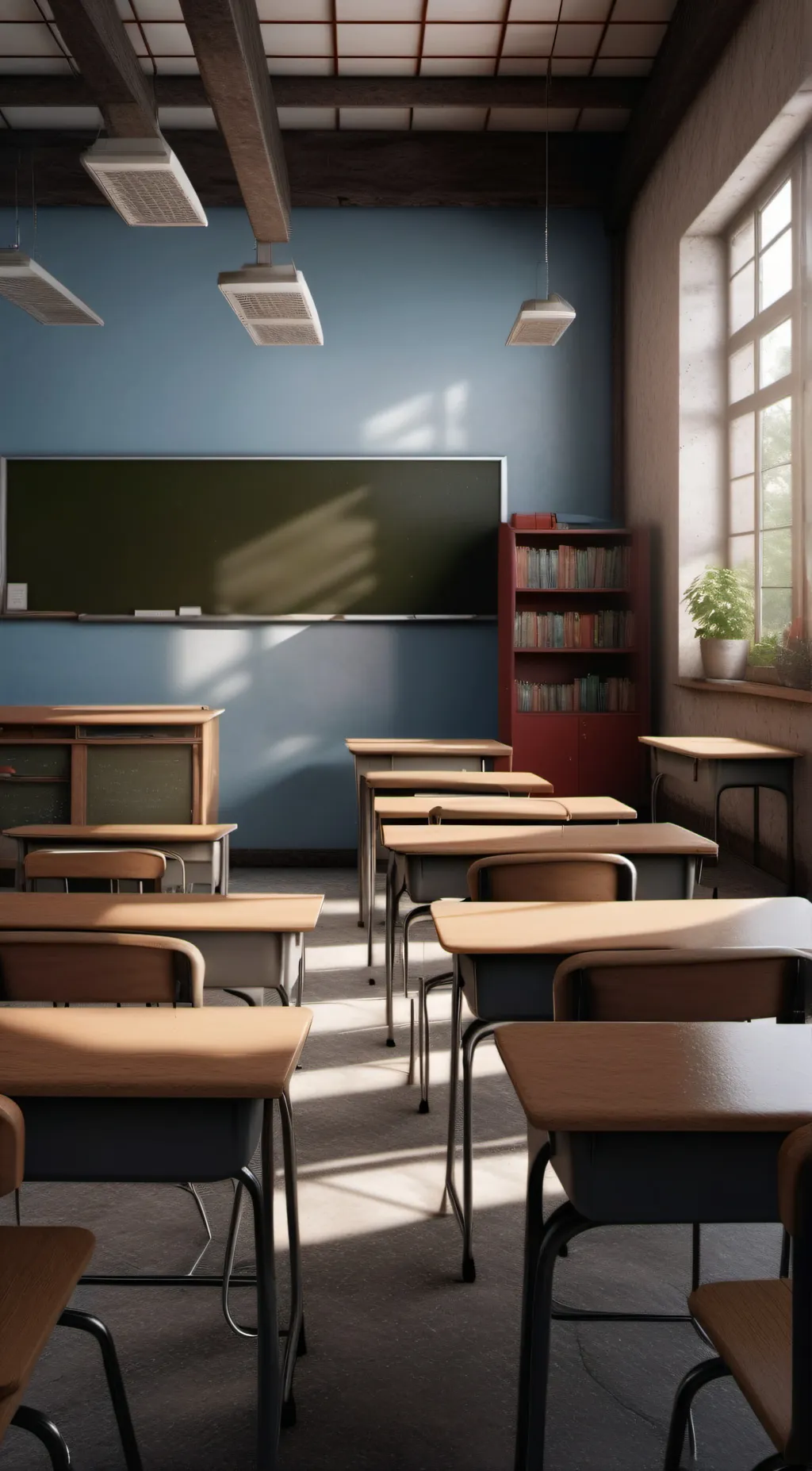 ai character: Titan Academy. background