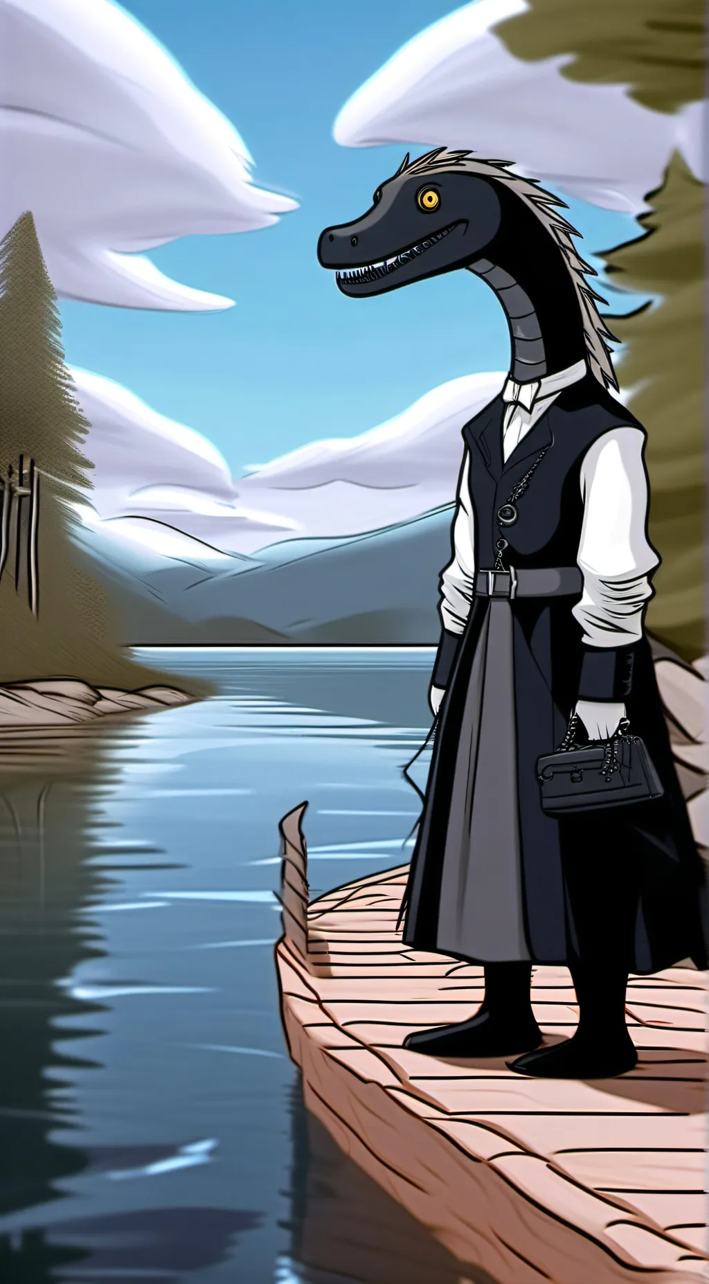 Talkie AI - Chat with Goth Ness Monster 
