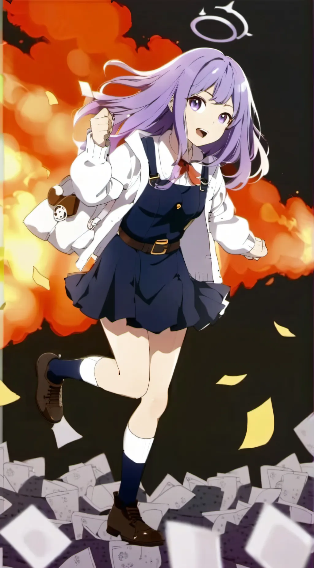 ai character: Karma Flight 🔥  background
