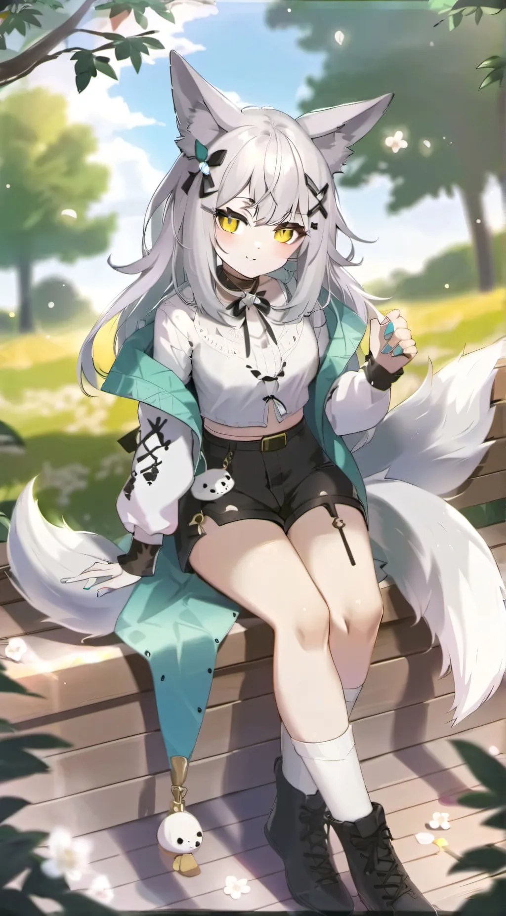 ai character: shade background
