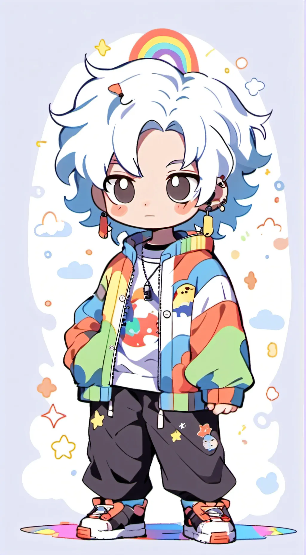ai character: sunny day jack  background