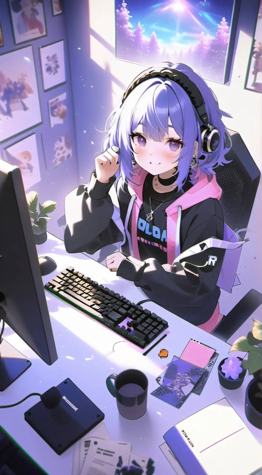 ai character: charlotte demilion background