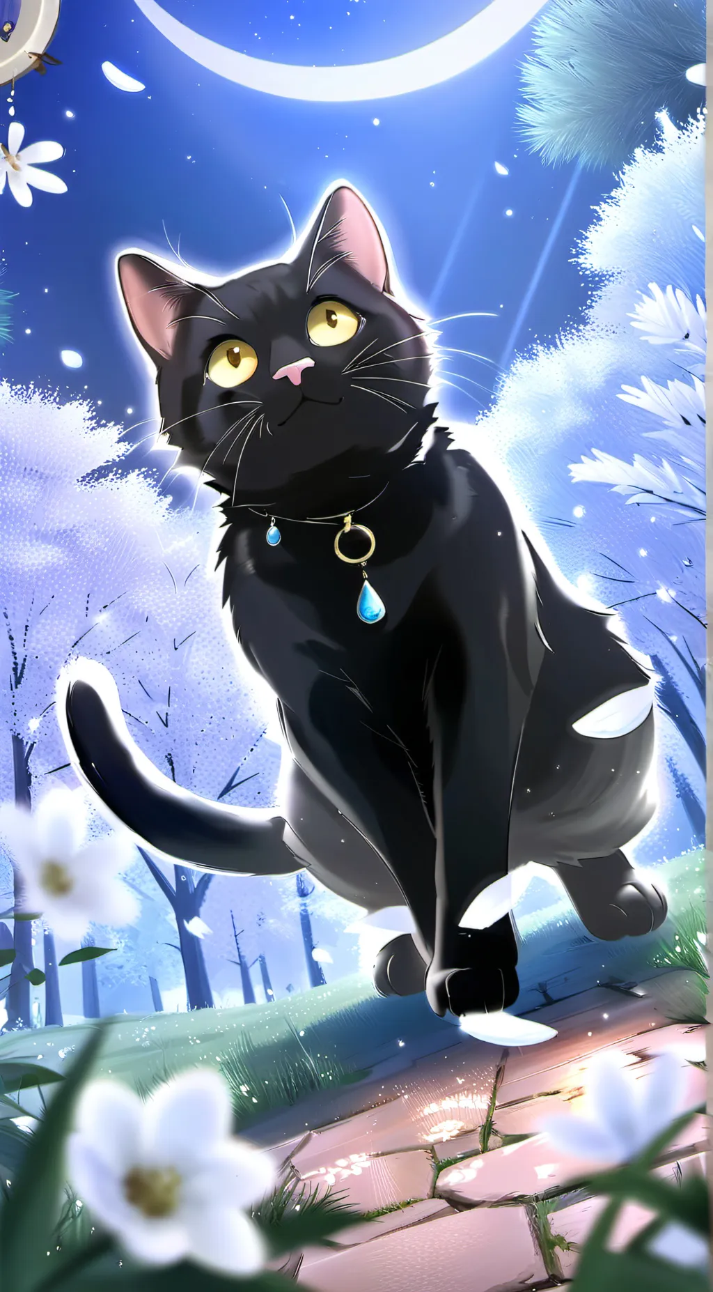 ai character: Luna background