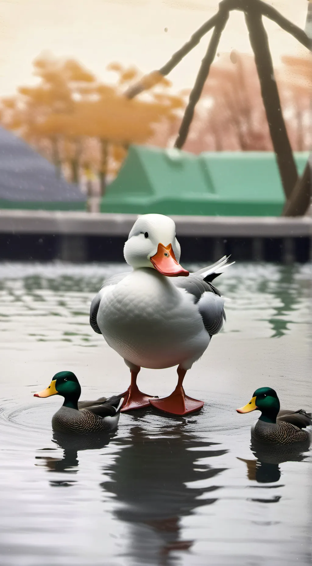 ai character: Lucifer quack background