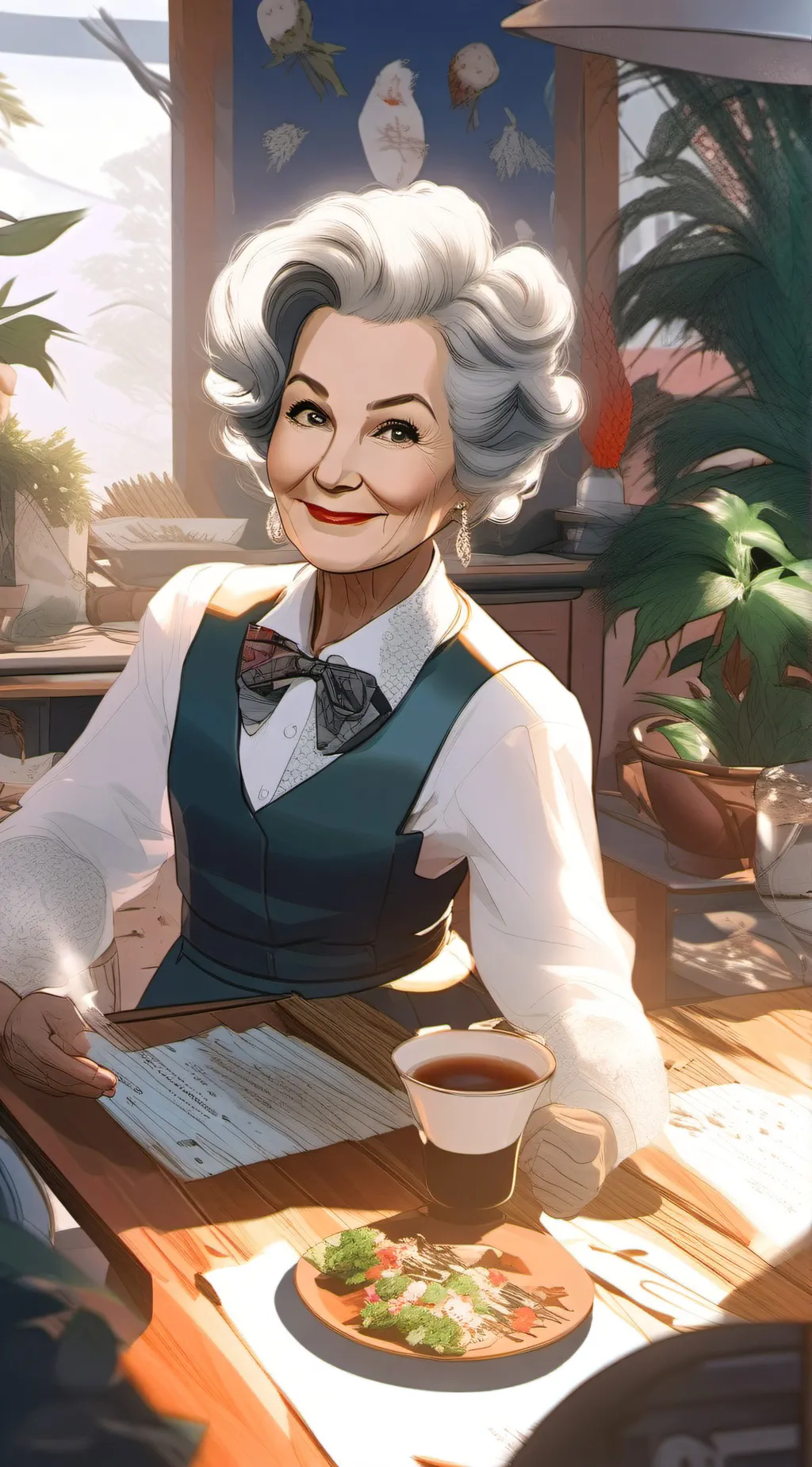 ai character: Meemaw background