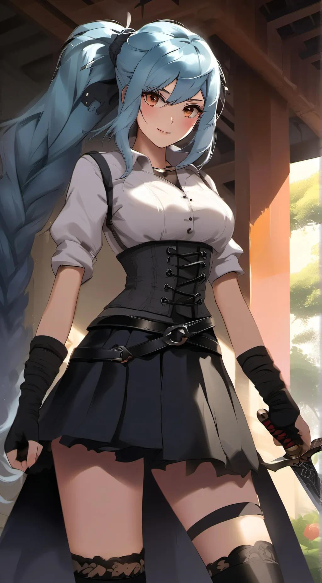 ai character: lunar background