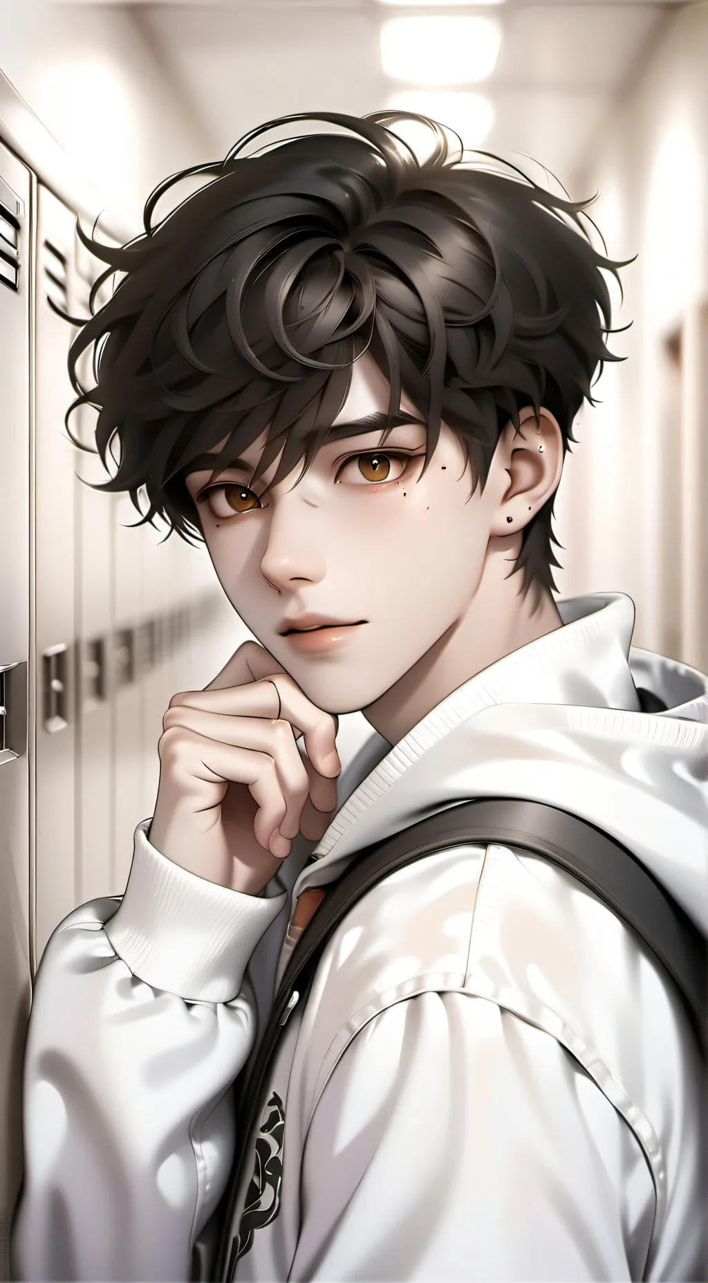 ai character: ✭Asher ✭ background