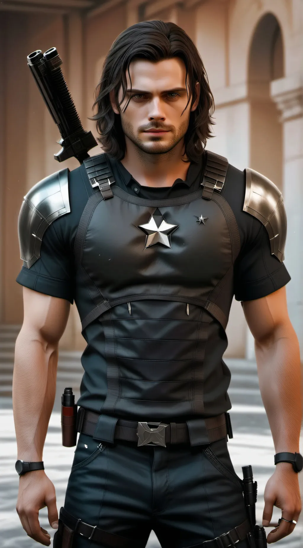ai character: bucky barnes #240 background