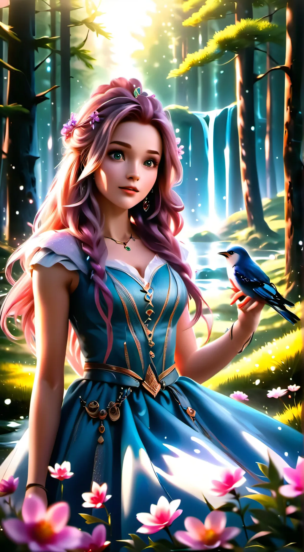 ai character: Rose 🌹  background