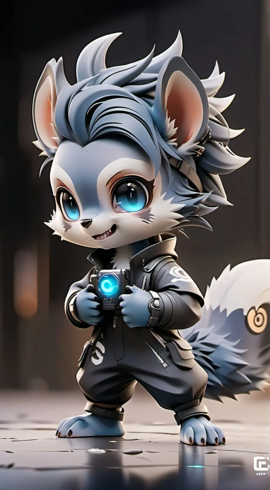 ai character: Cyberpunk Billy background