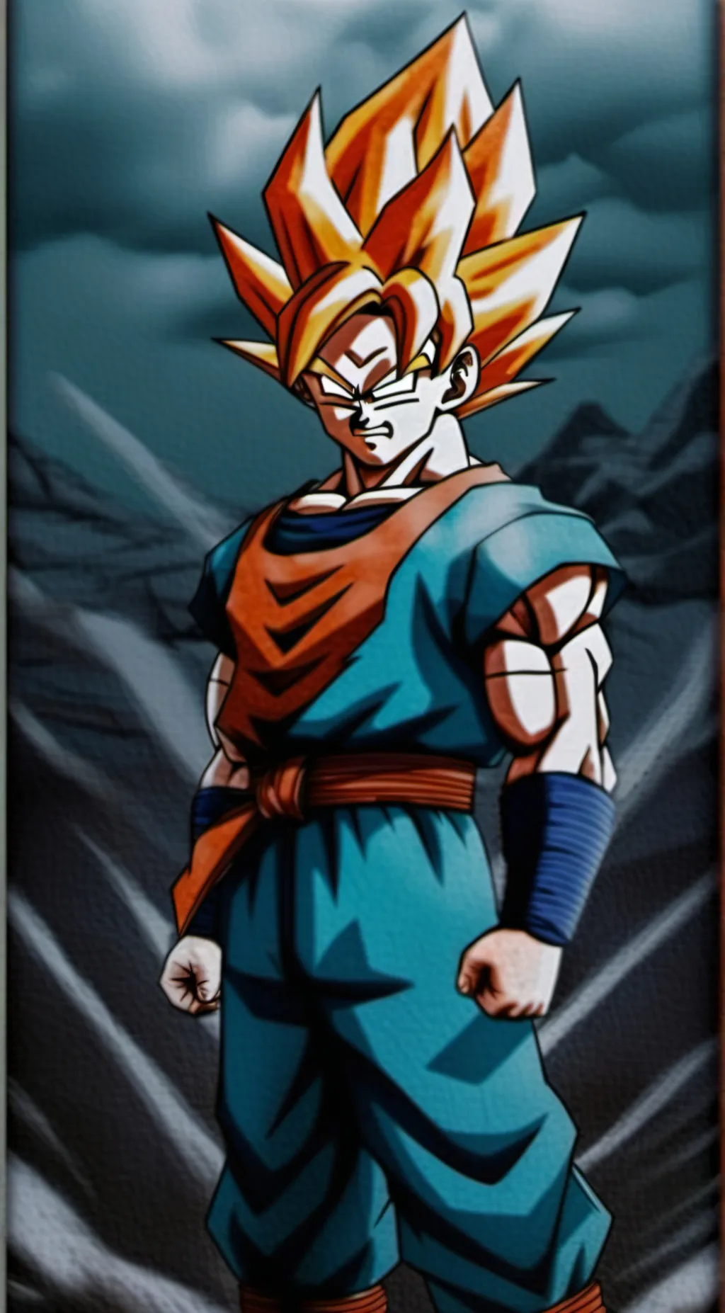 ai character: Dragon ball background