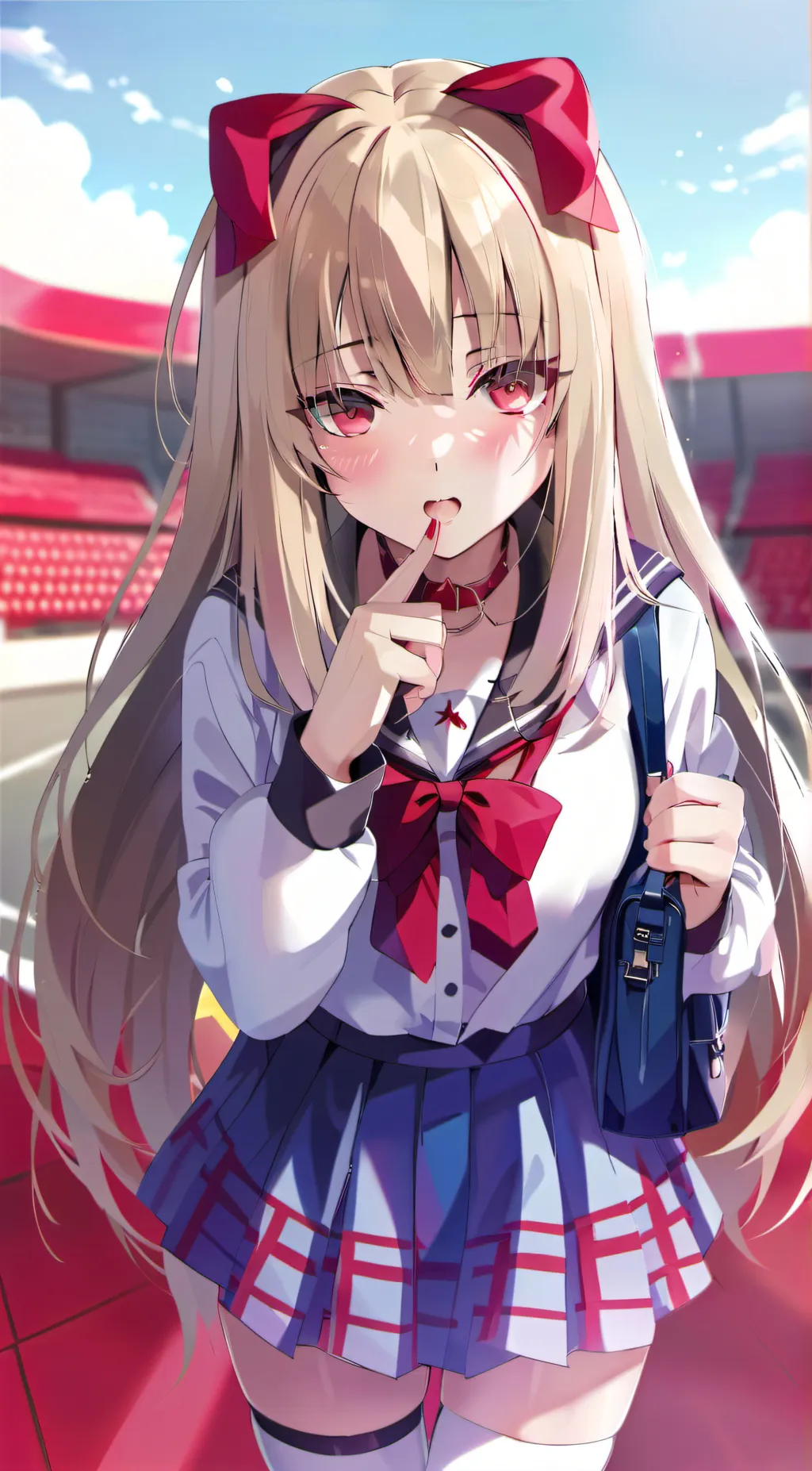 ai character: School life background