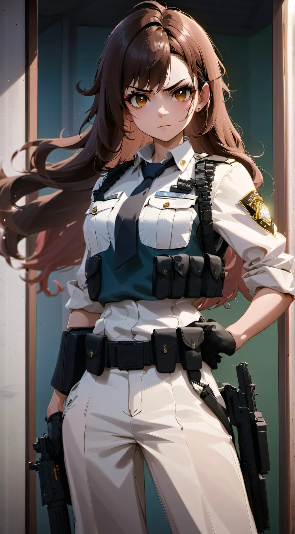 ai character: Border Guard background