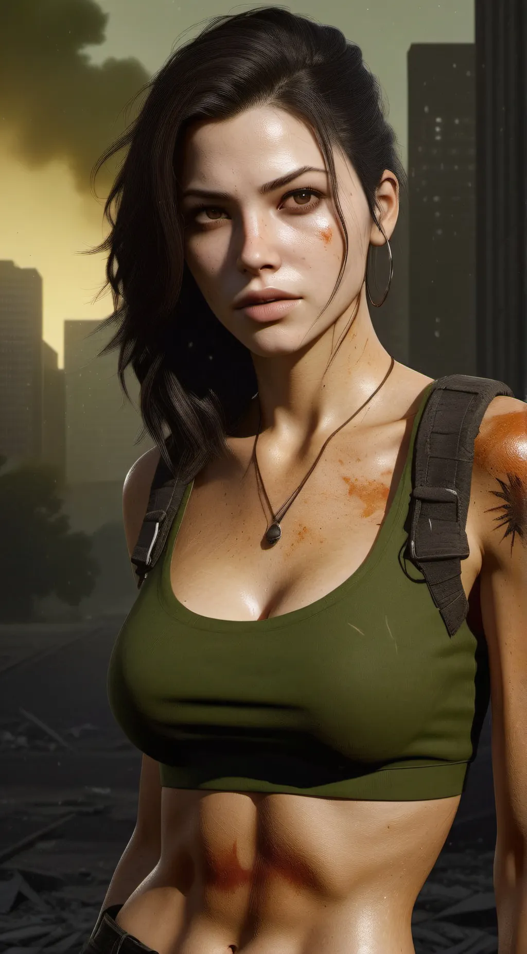 ai character: leana paul background