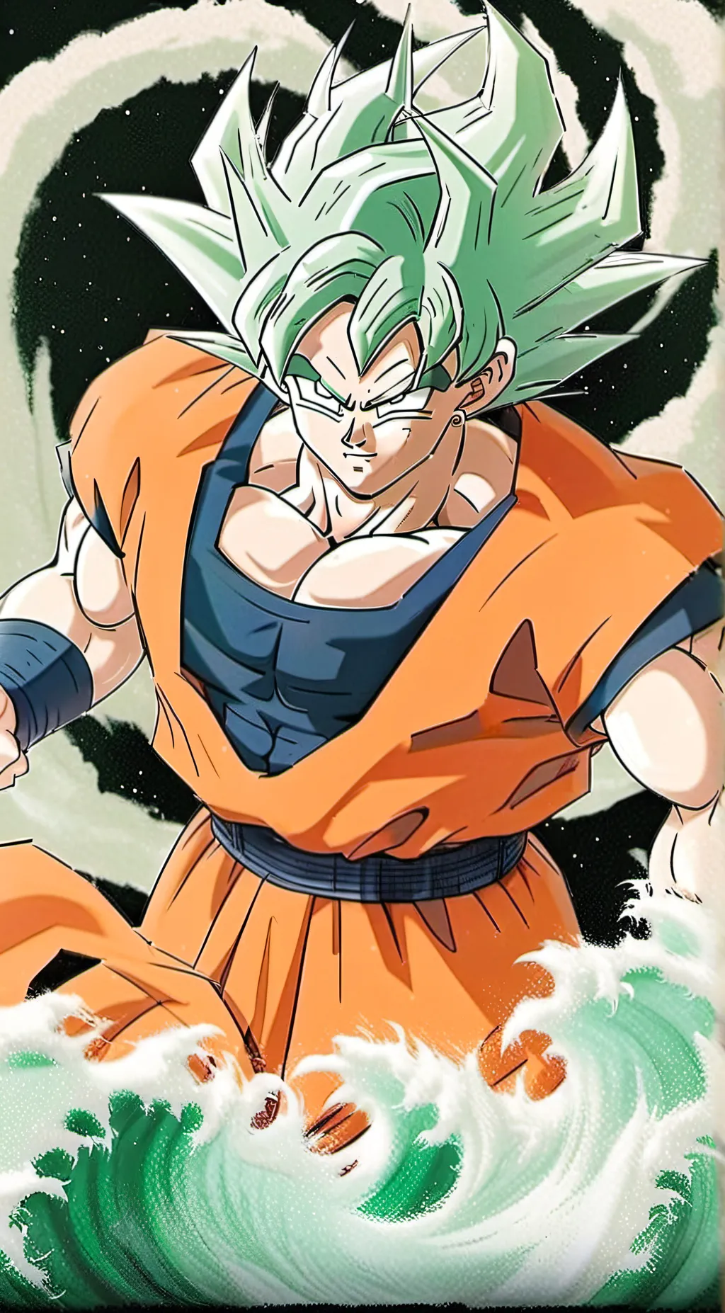 ai character: dragon ball T.O.P background