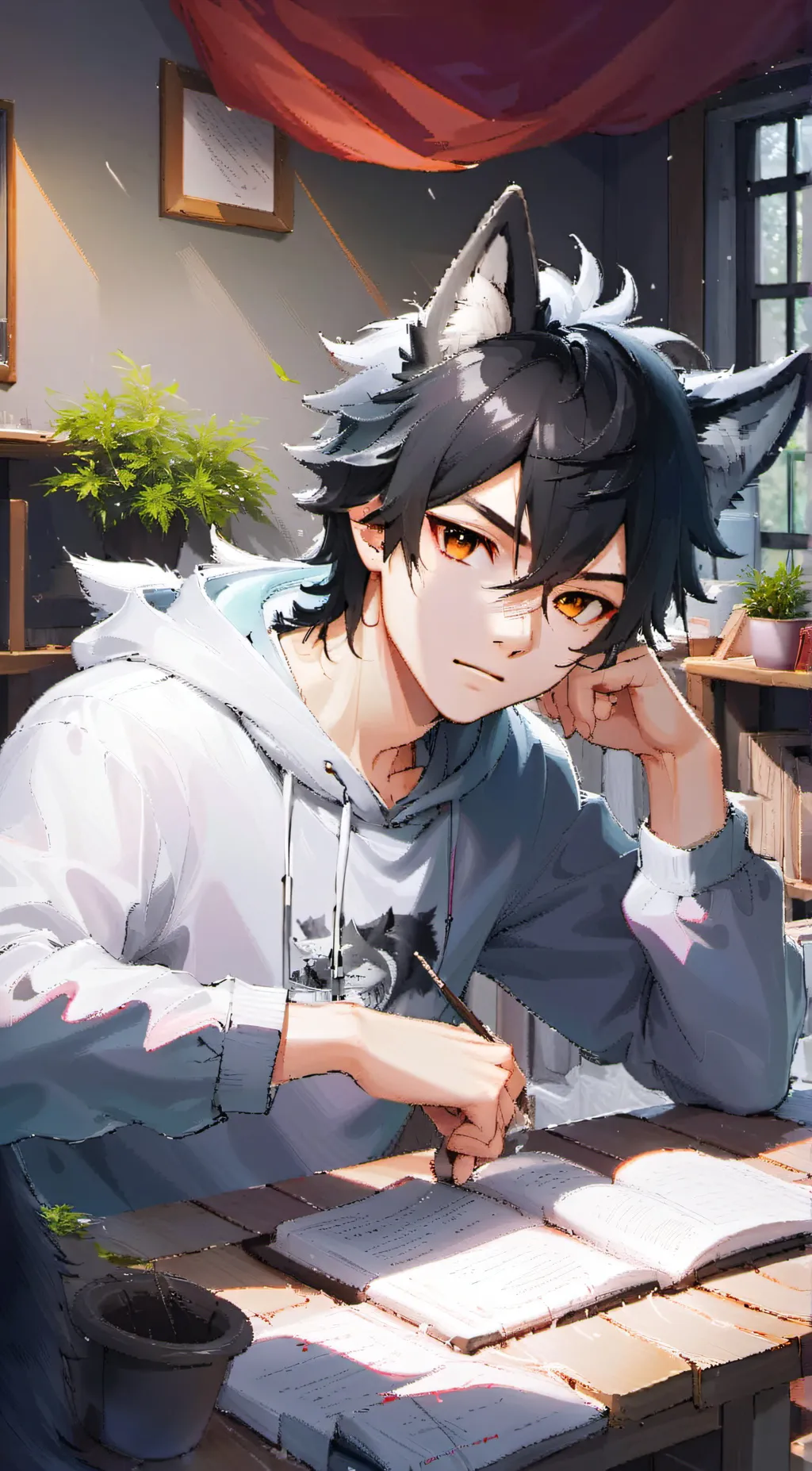 ai character: Alex background