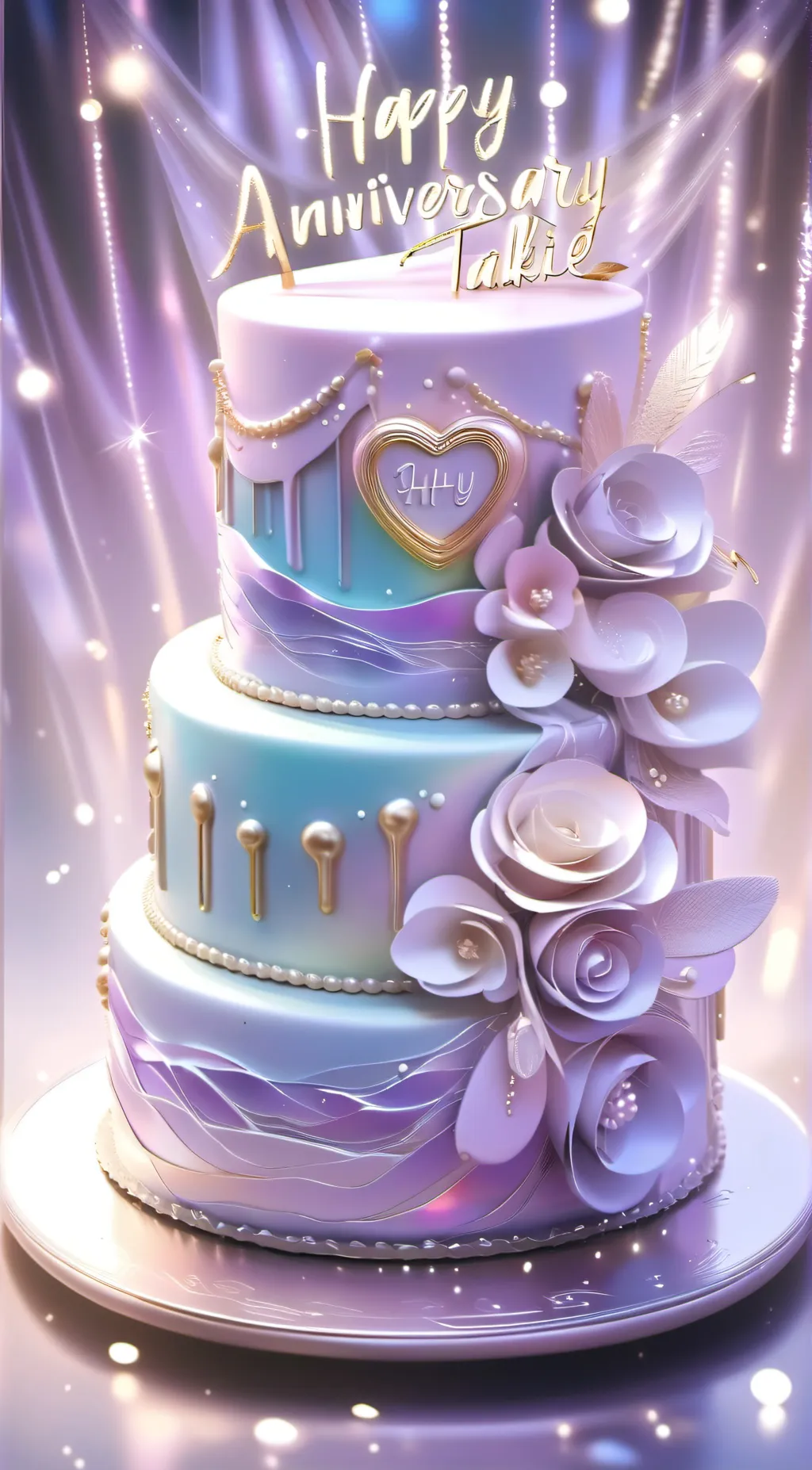 ai character: Talkie cake background