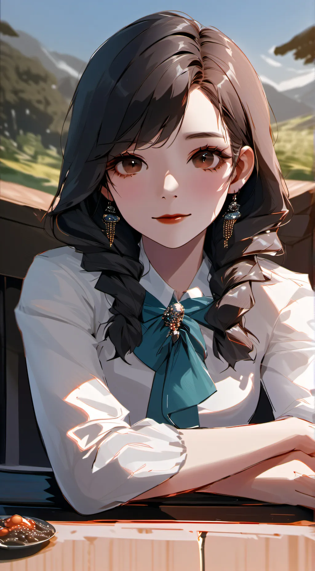ai character: Aria background