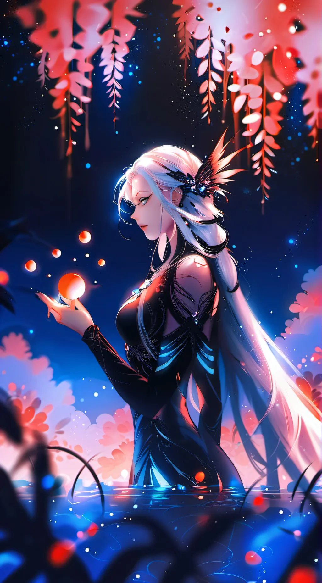 ai character: Lily background