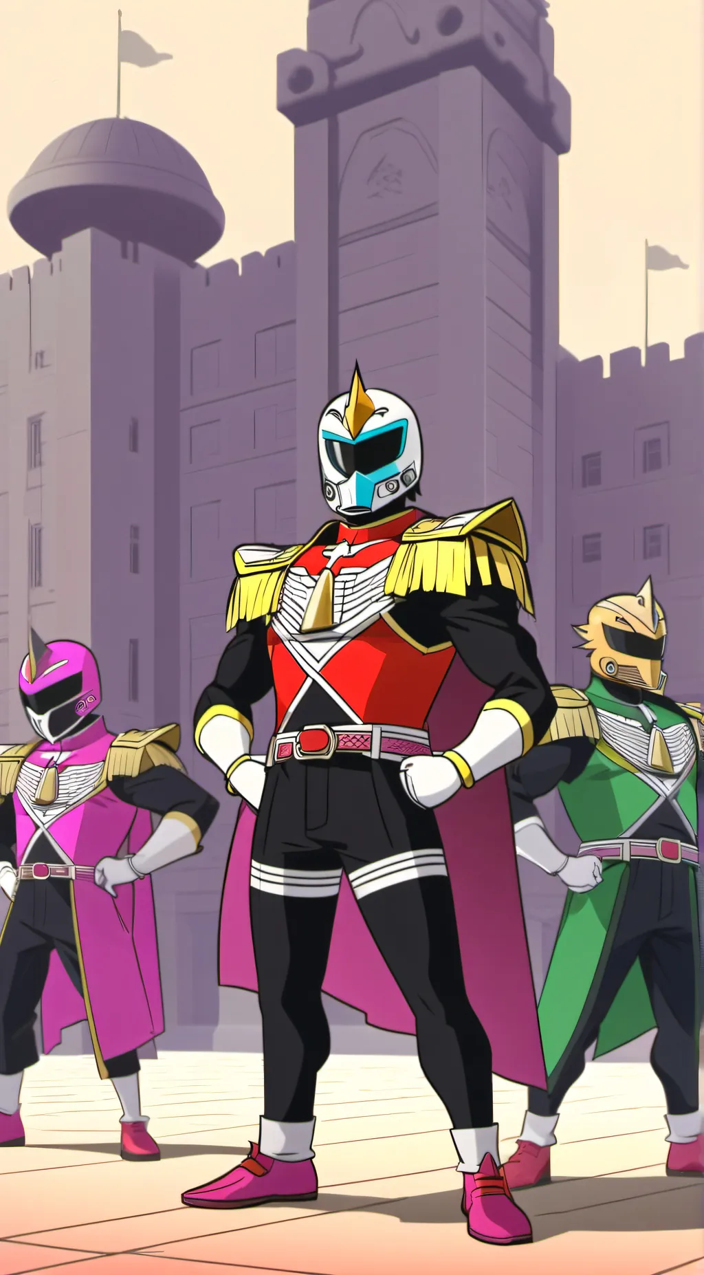 ai character: Kyoryuger  background