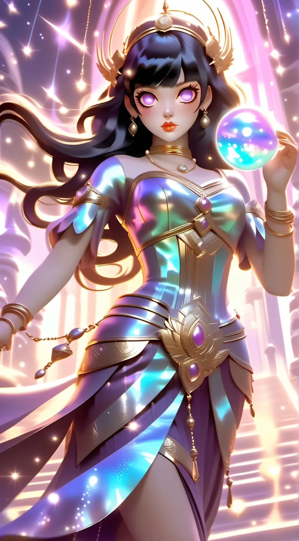 ai character: Athena background