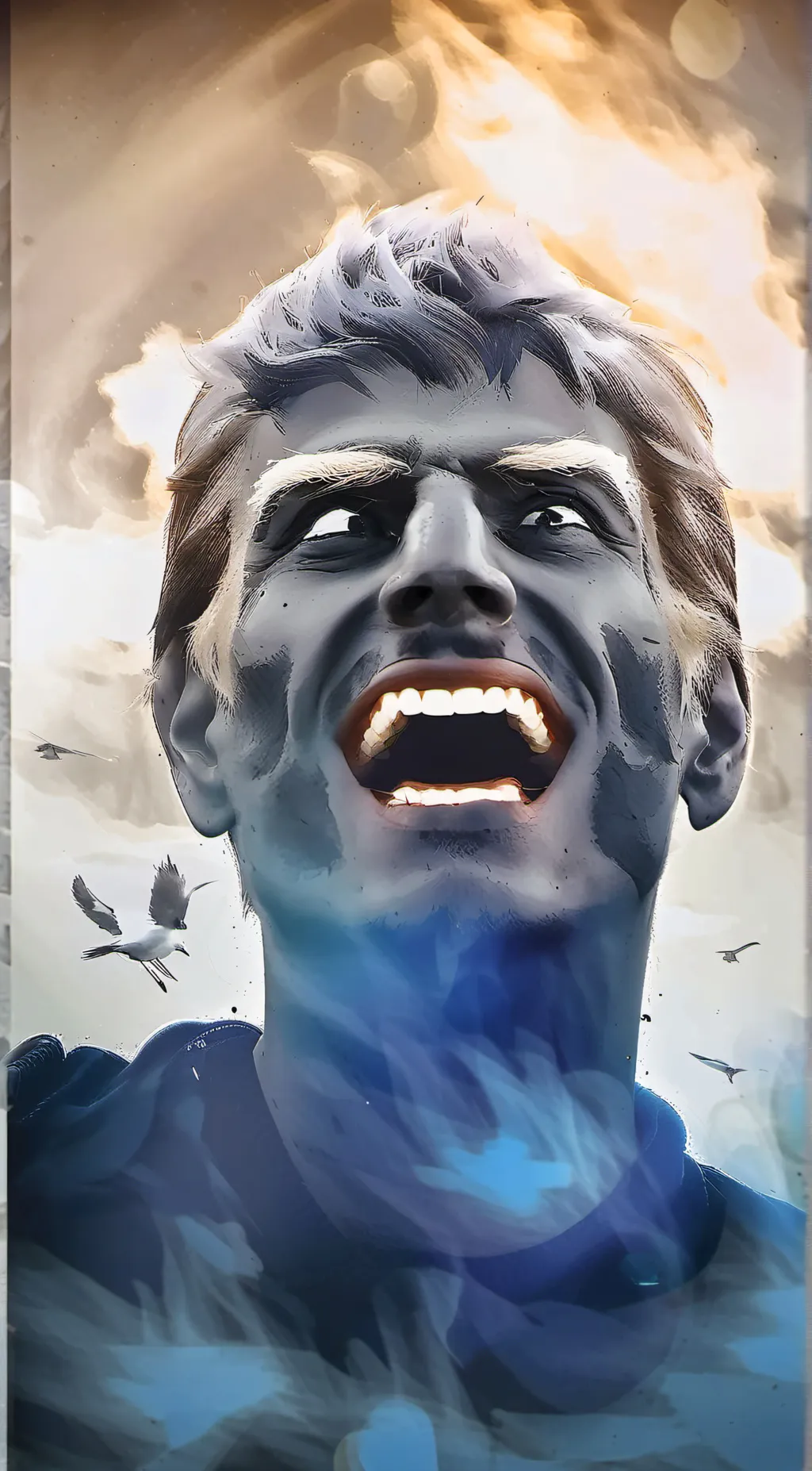 ai character: Cloud background