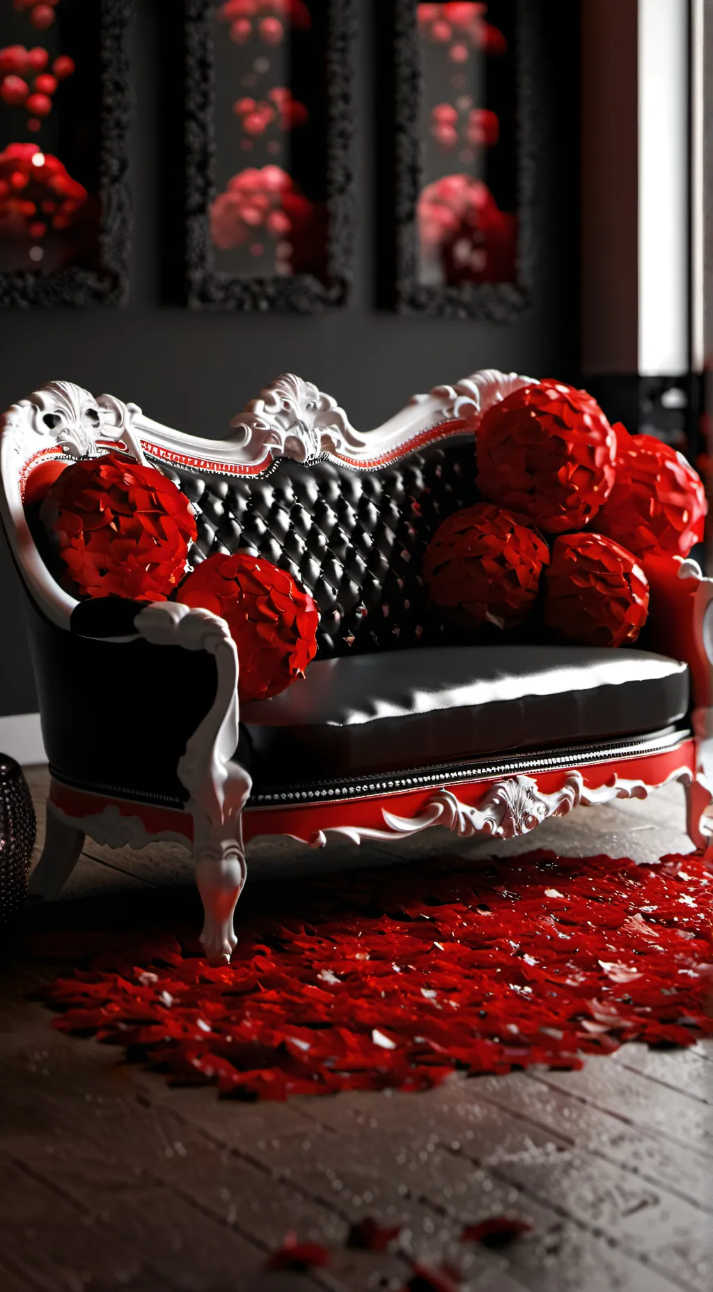 ai character: couch background