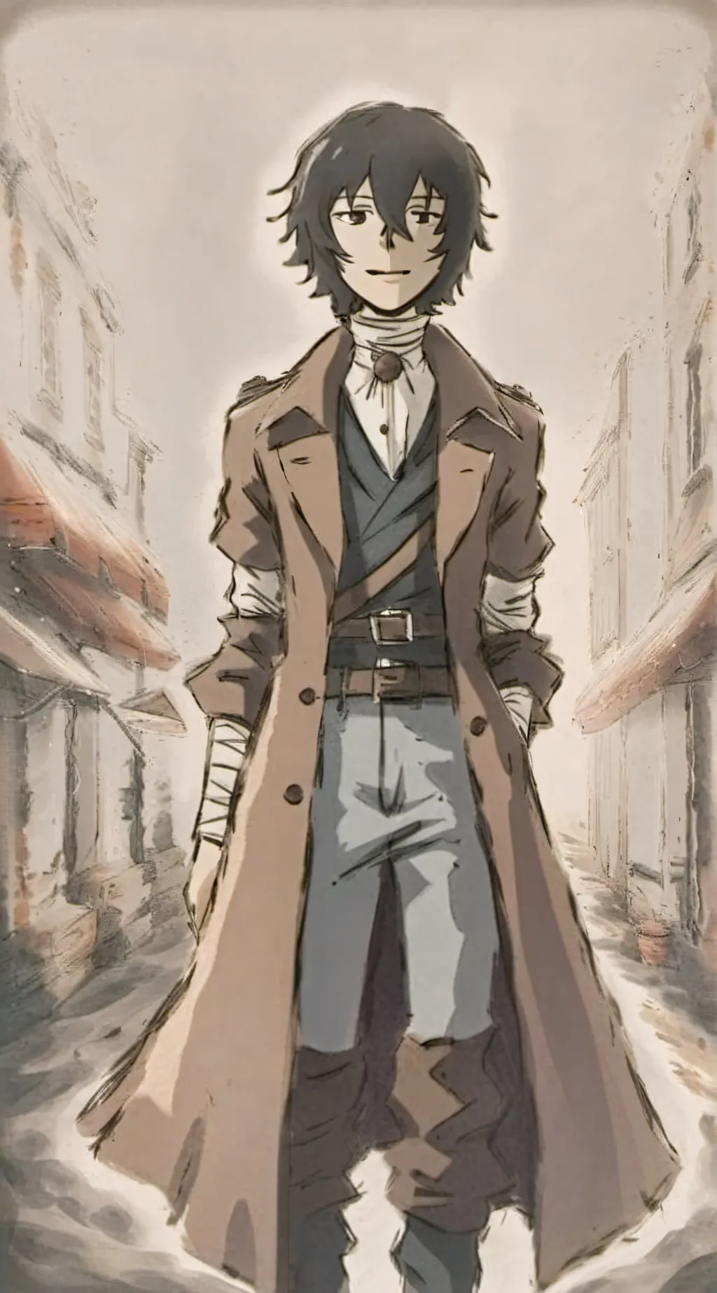 ai character: dazai background