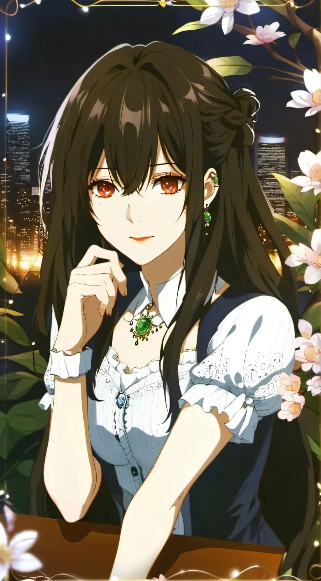 ai character: Ashley background