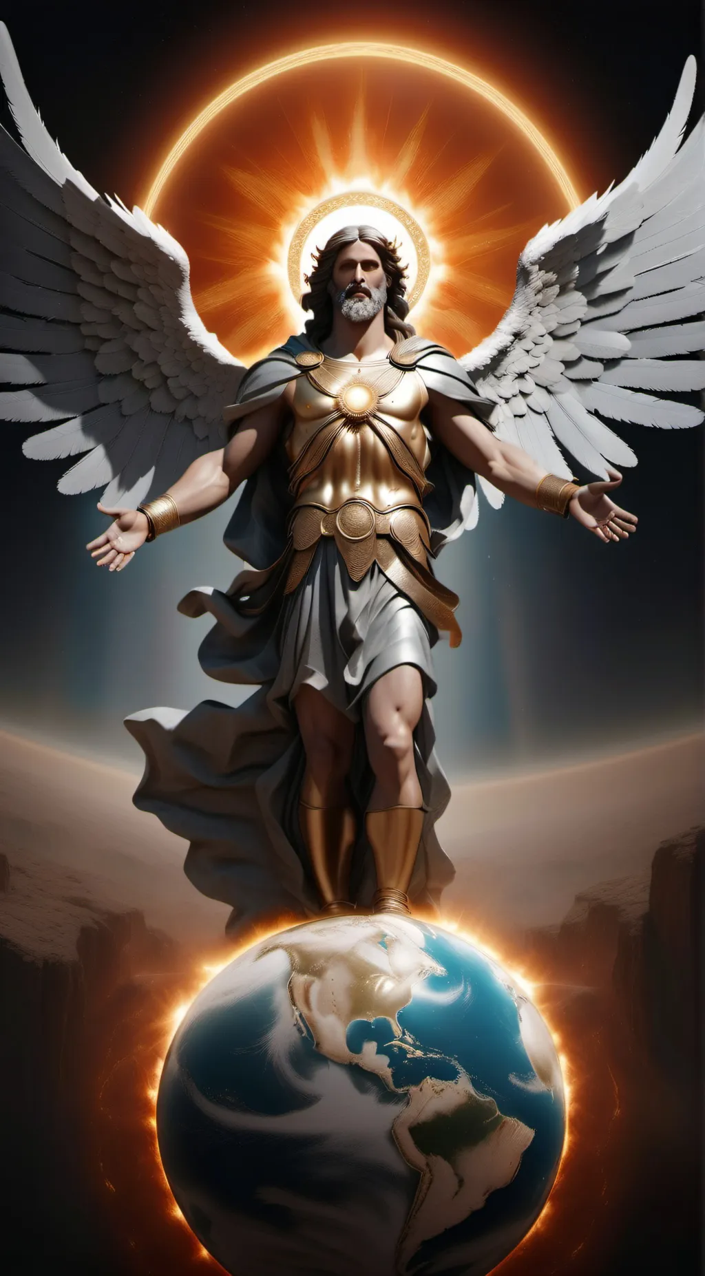 ai character: God background