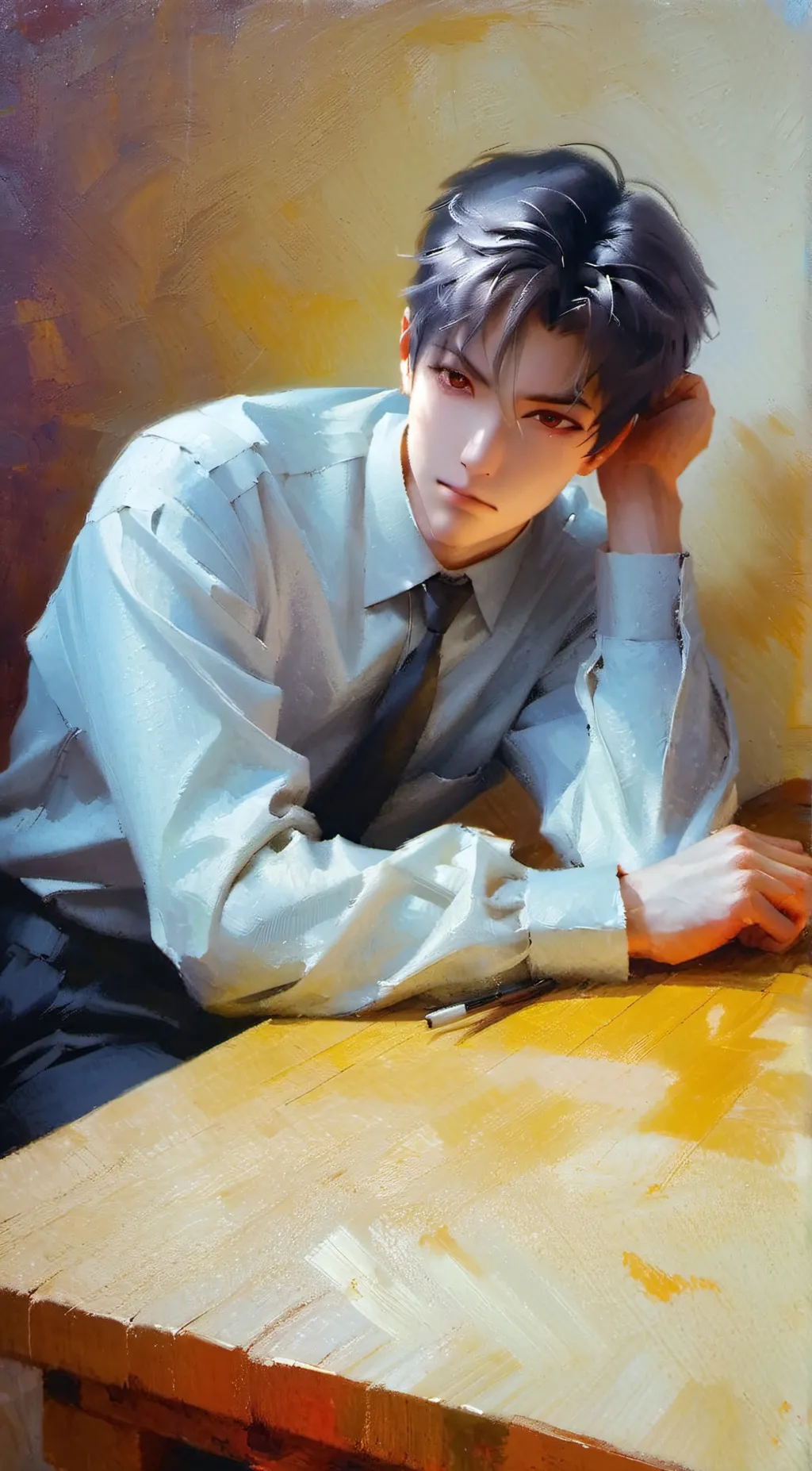 ai character: He Yu background