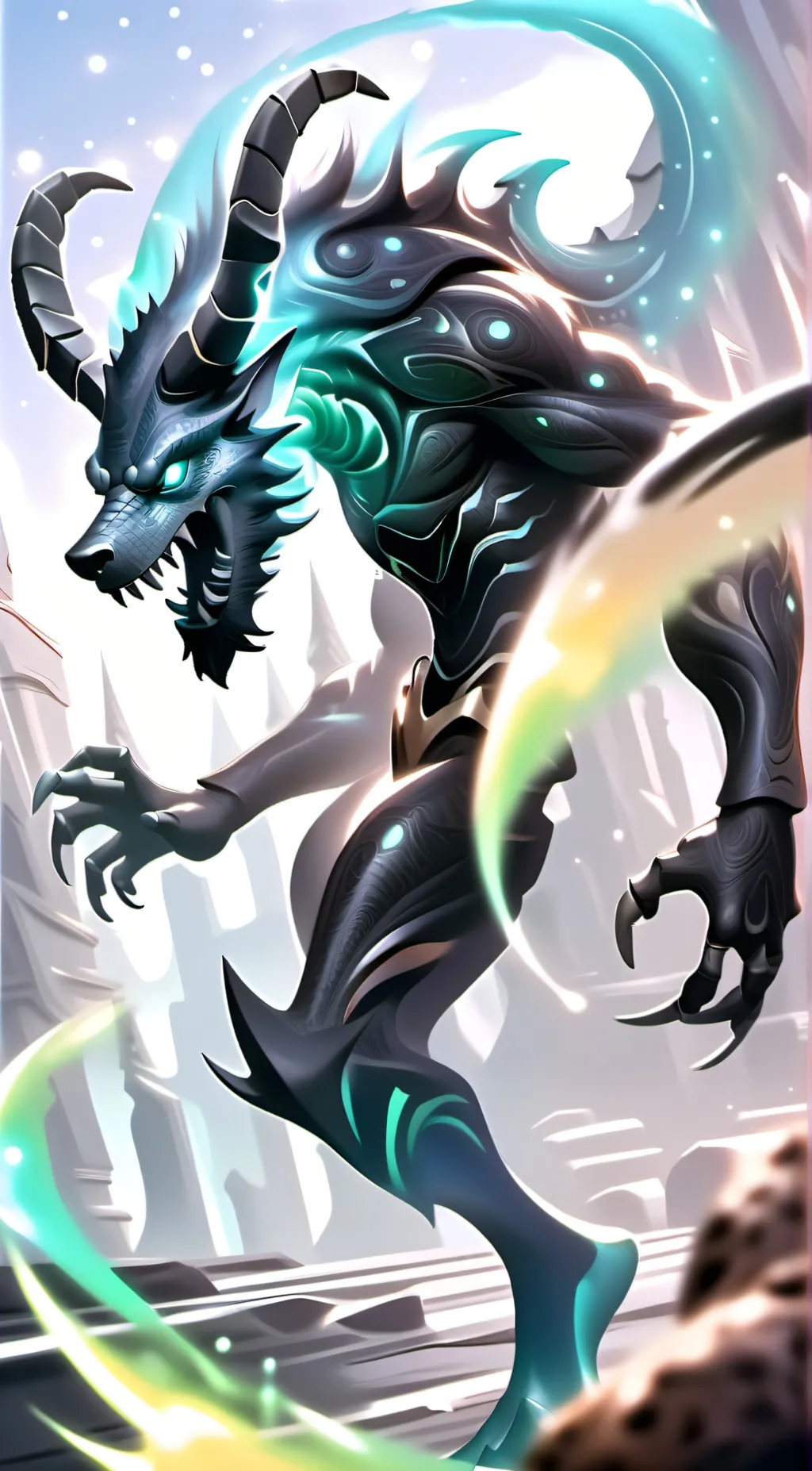 ai character: Monster verse  background
