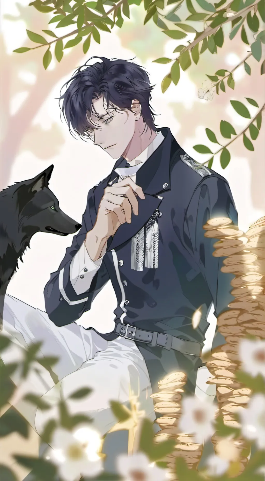 ai character: Luke  background