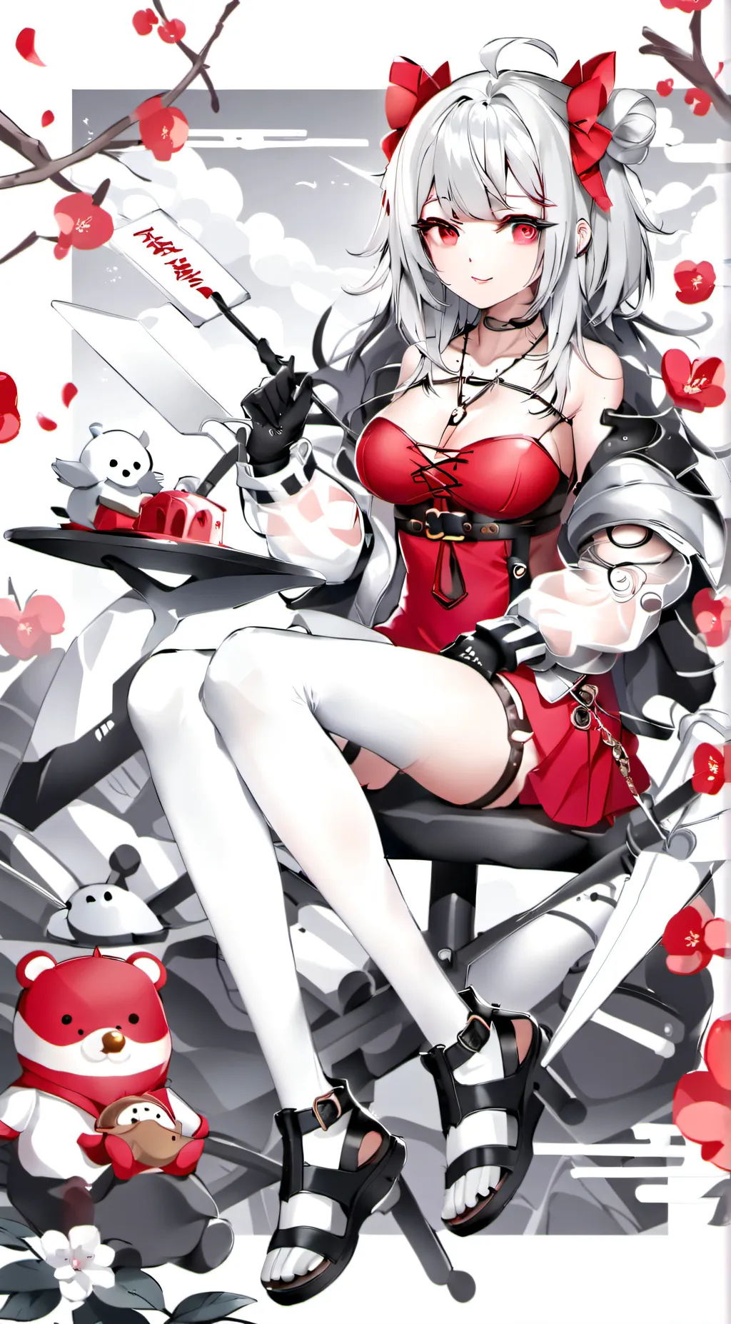 ai character: A thank you background