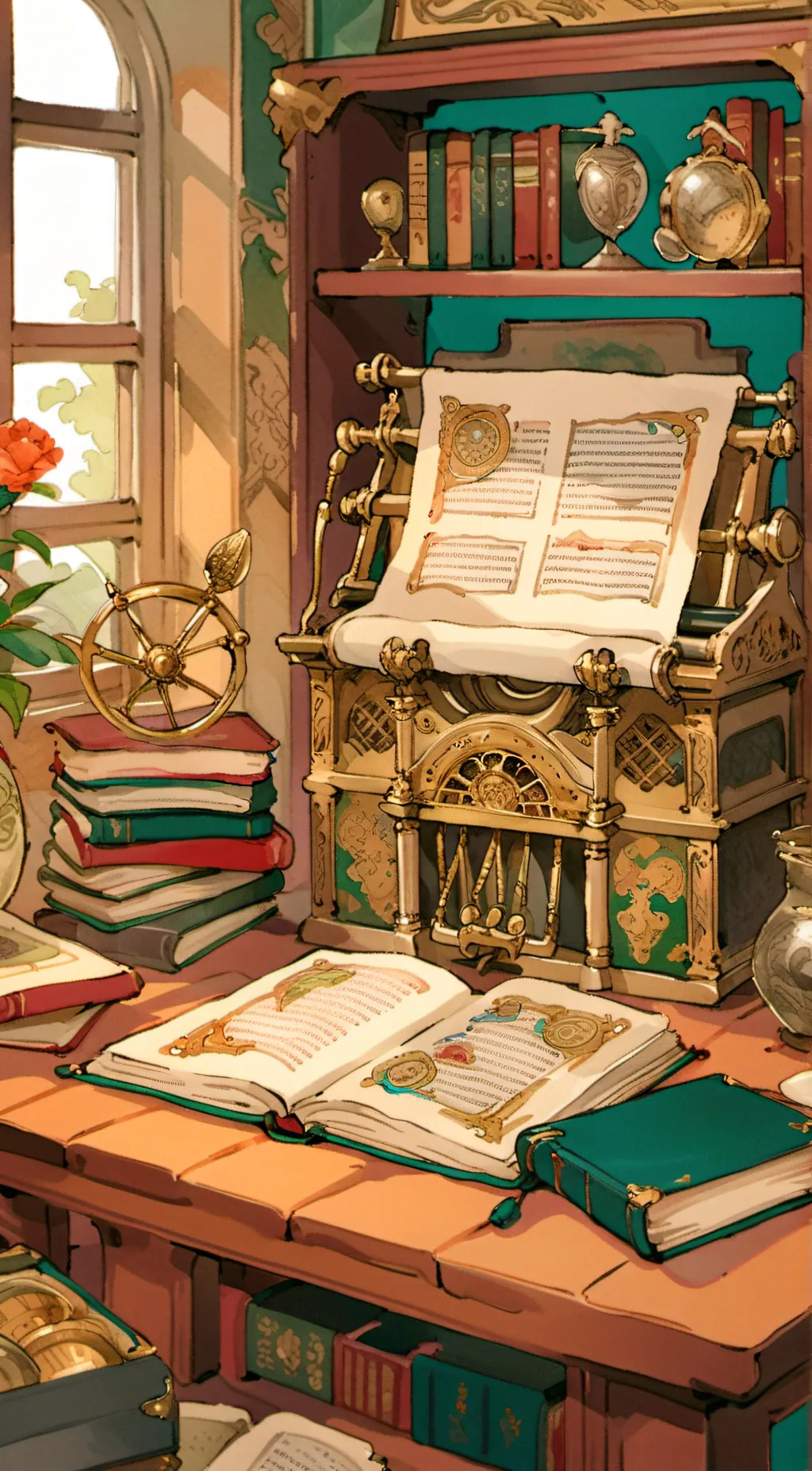 ai character: School Helper background
