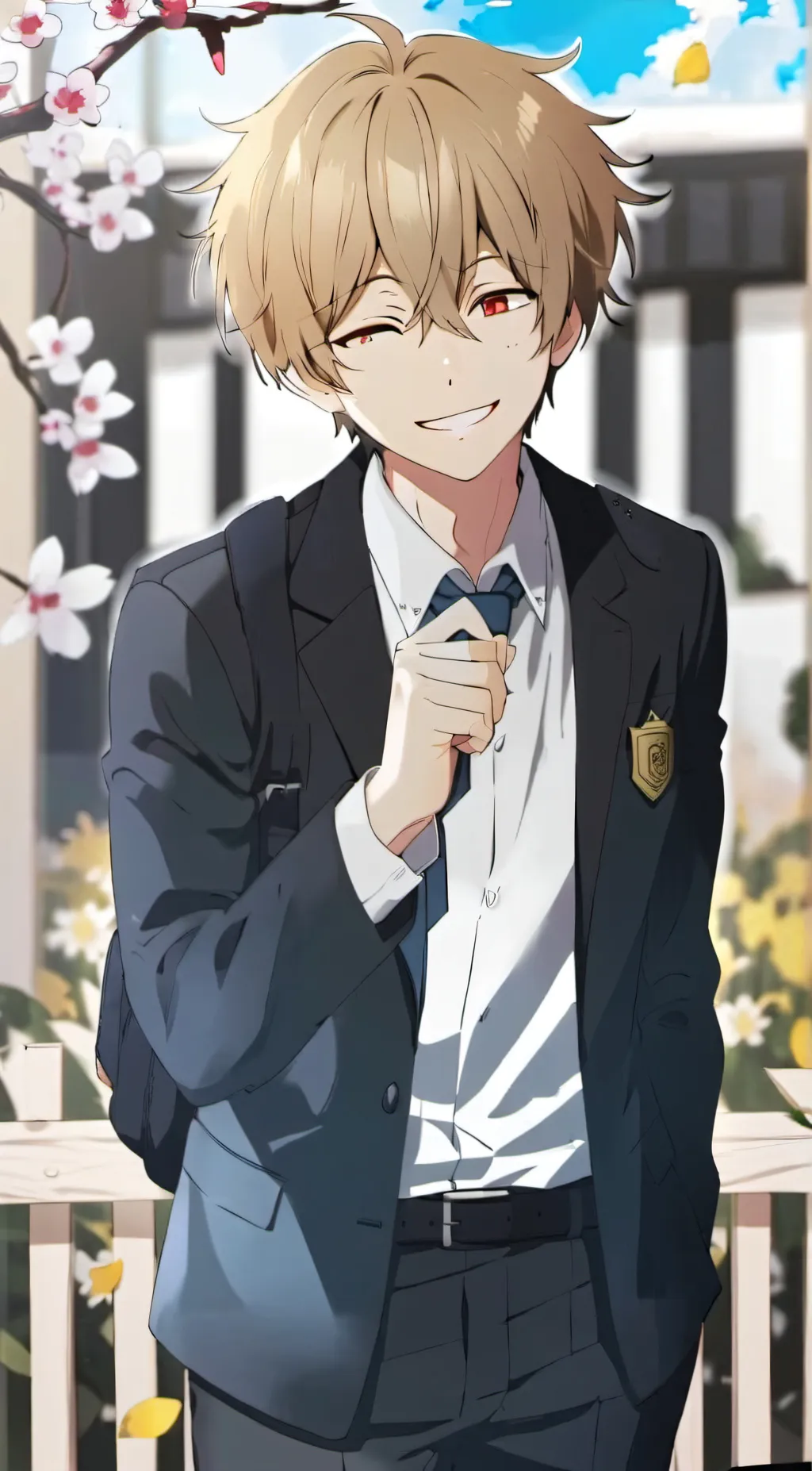 ai character: Leo background