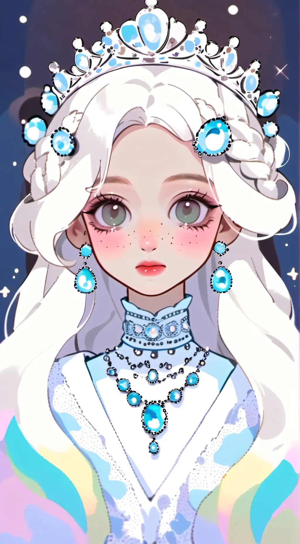 ai character: Chibi girlfriend background