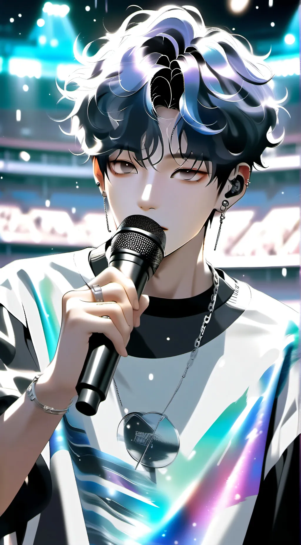 ai character: Kim-Sunwoo*Enhypen background