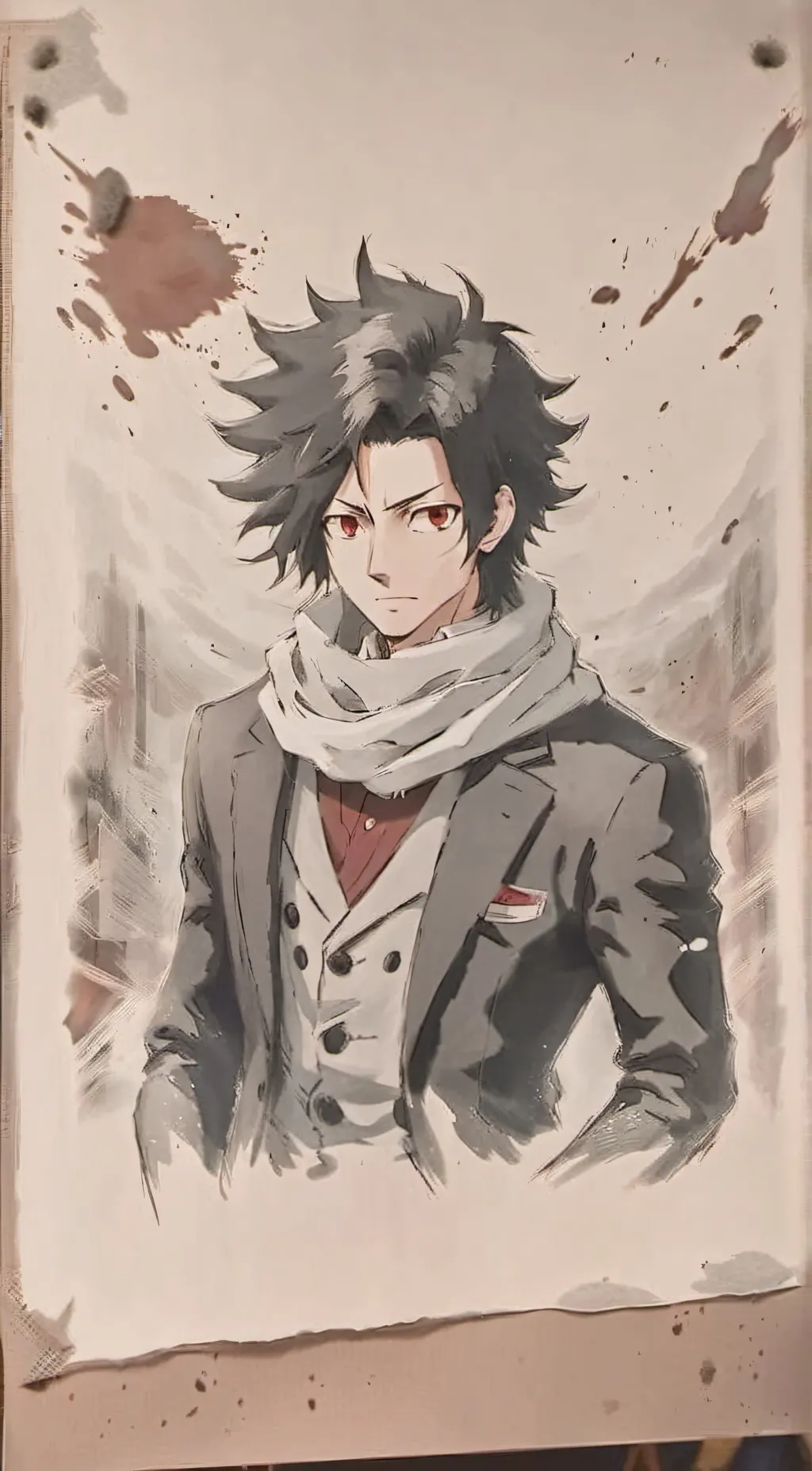 ai character: Mr. Aizawa  background