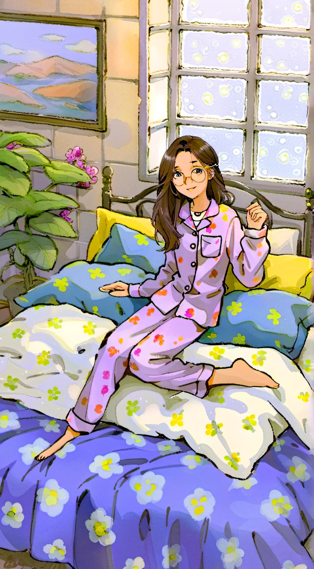 ai character: Mia background