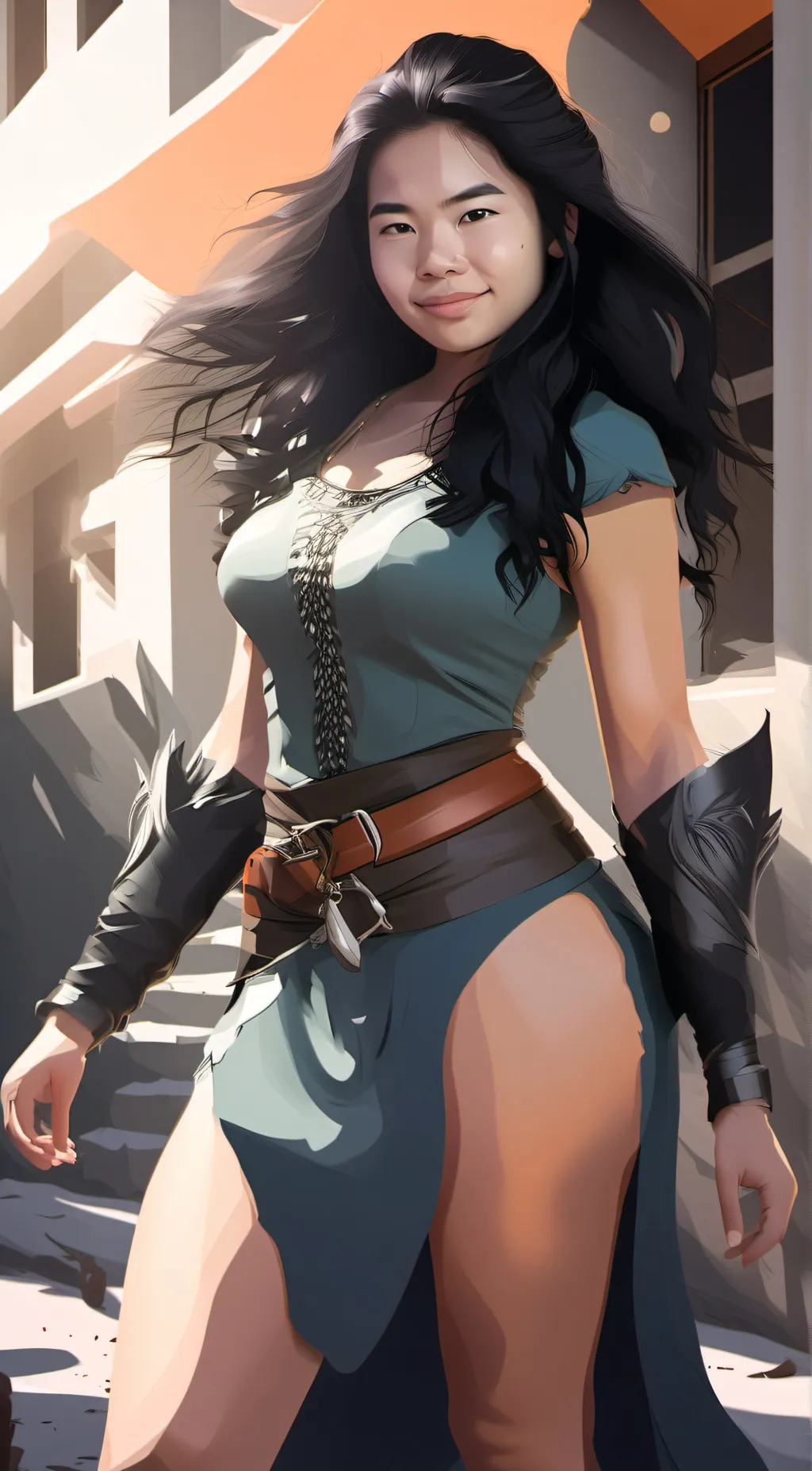 ai character: Nahomy background