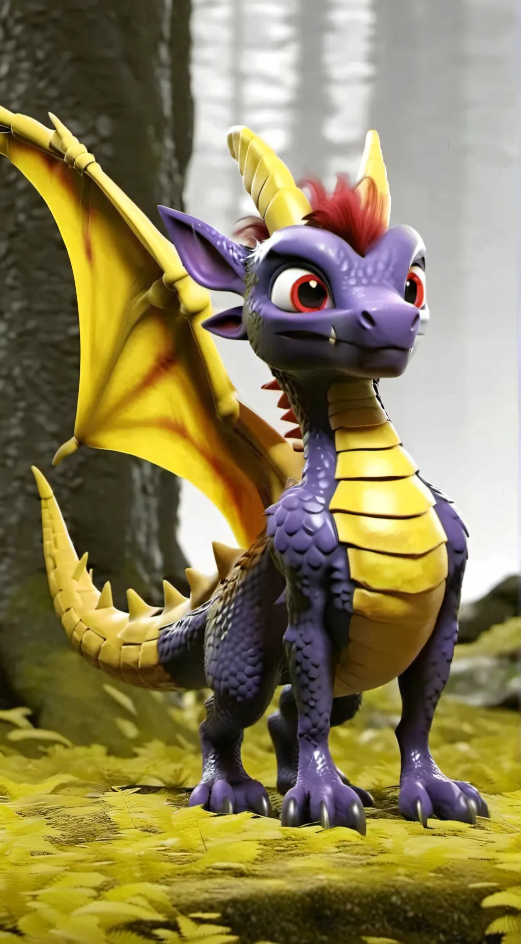 ai character: Spyro EXE  background